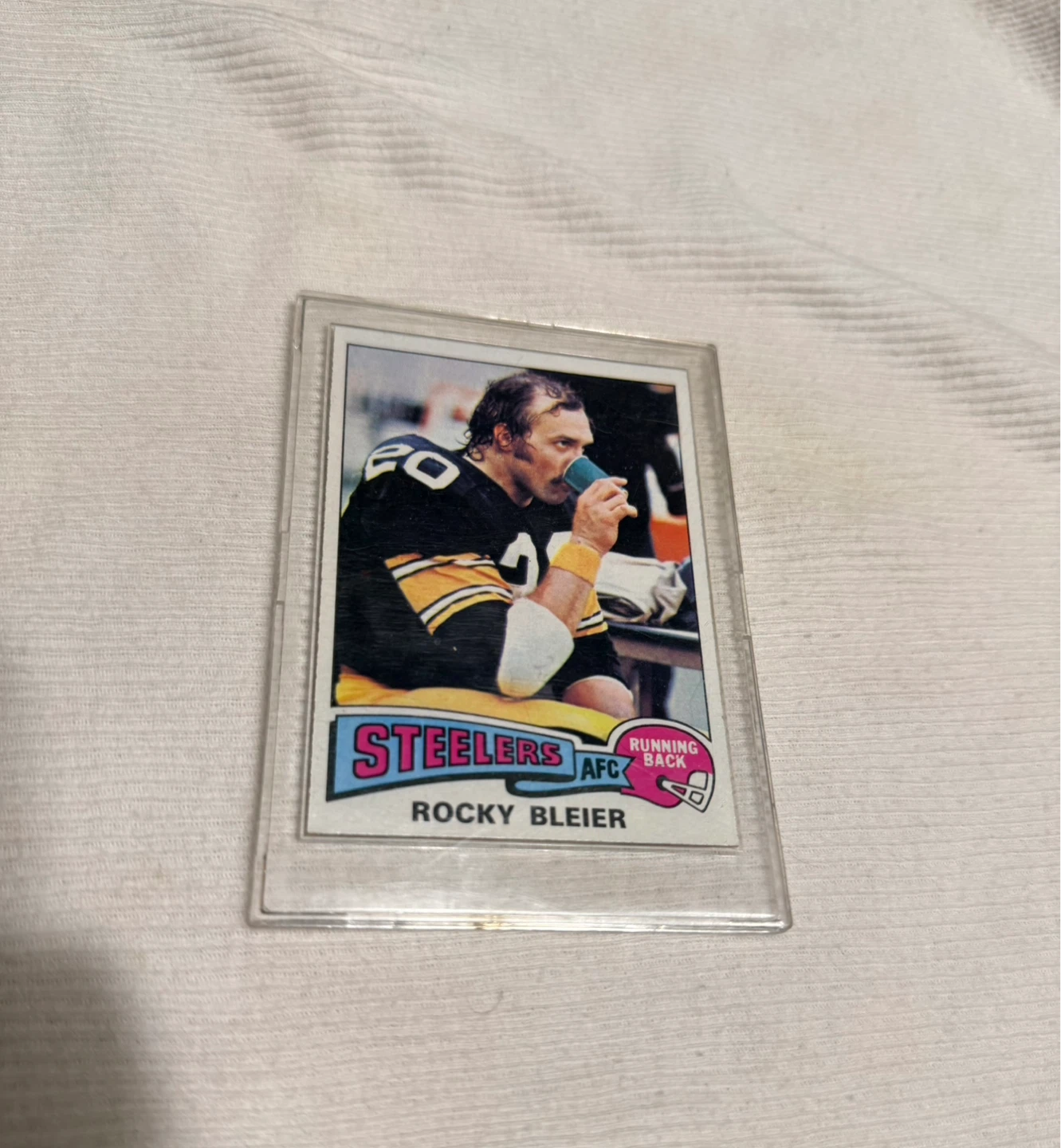 1975 Topps Rocky Bleier Pittsburgh Steelers Football Card