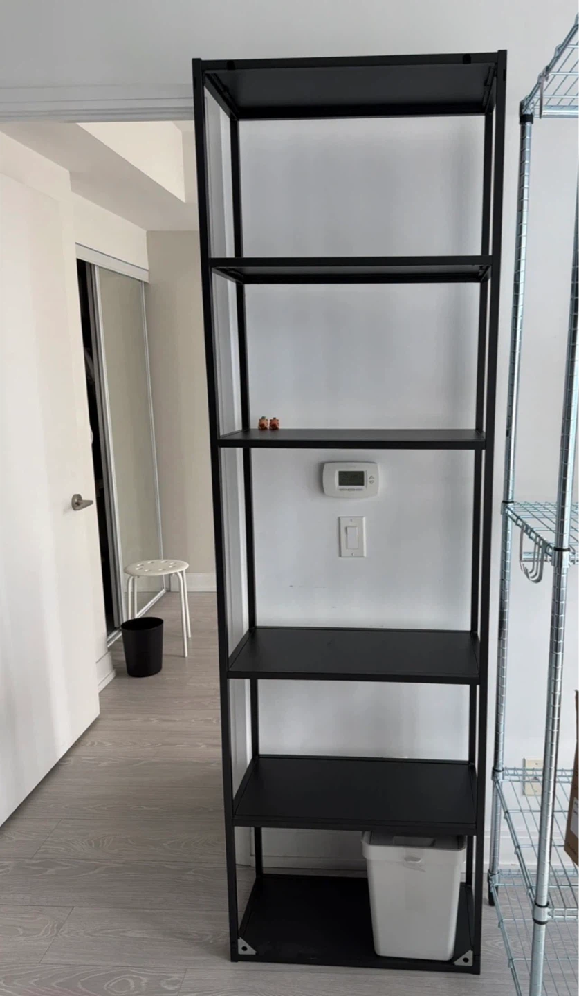 Black Metal Bookshelf