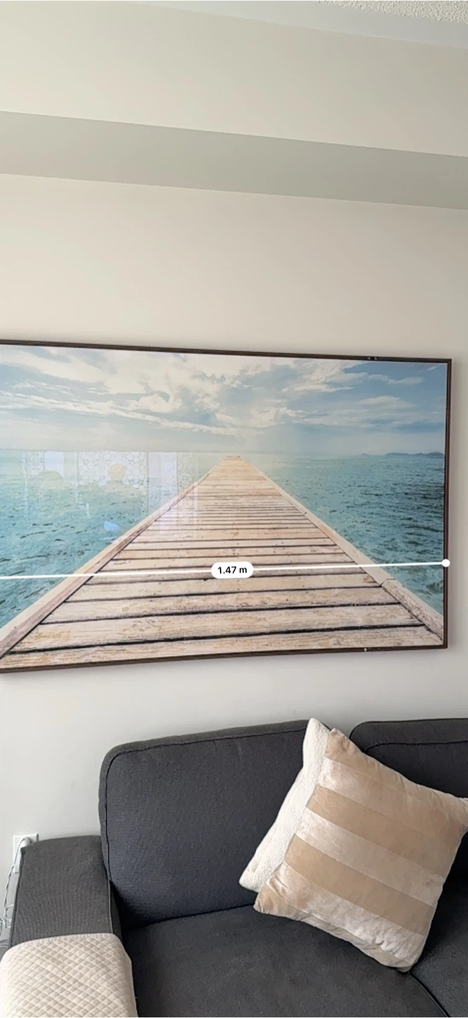 Large Landscape Wall Art - Wooden Dock Scene - photo 2