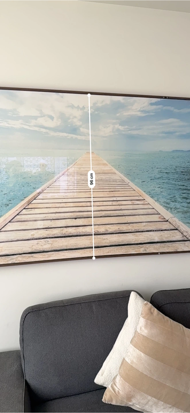 Large Landscape Wall Art - Wooden Dock Scene - photo 3