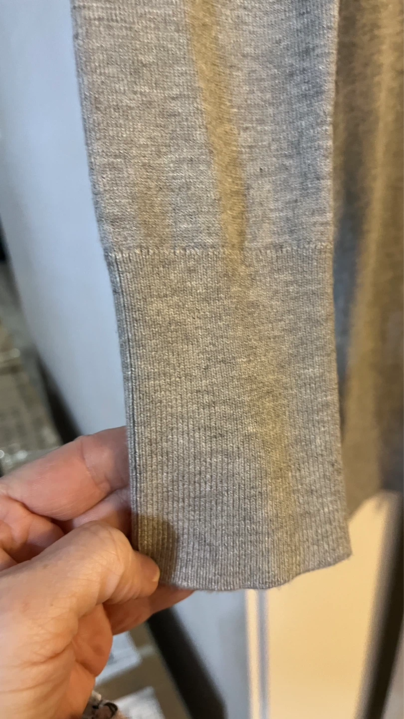DYNAMITE Grey Knit Wrap Dress with Cutout - P/S - photo 2