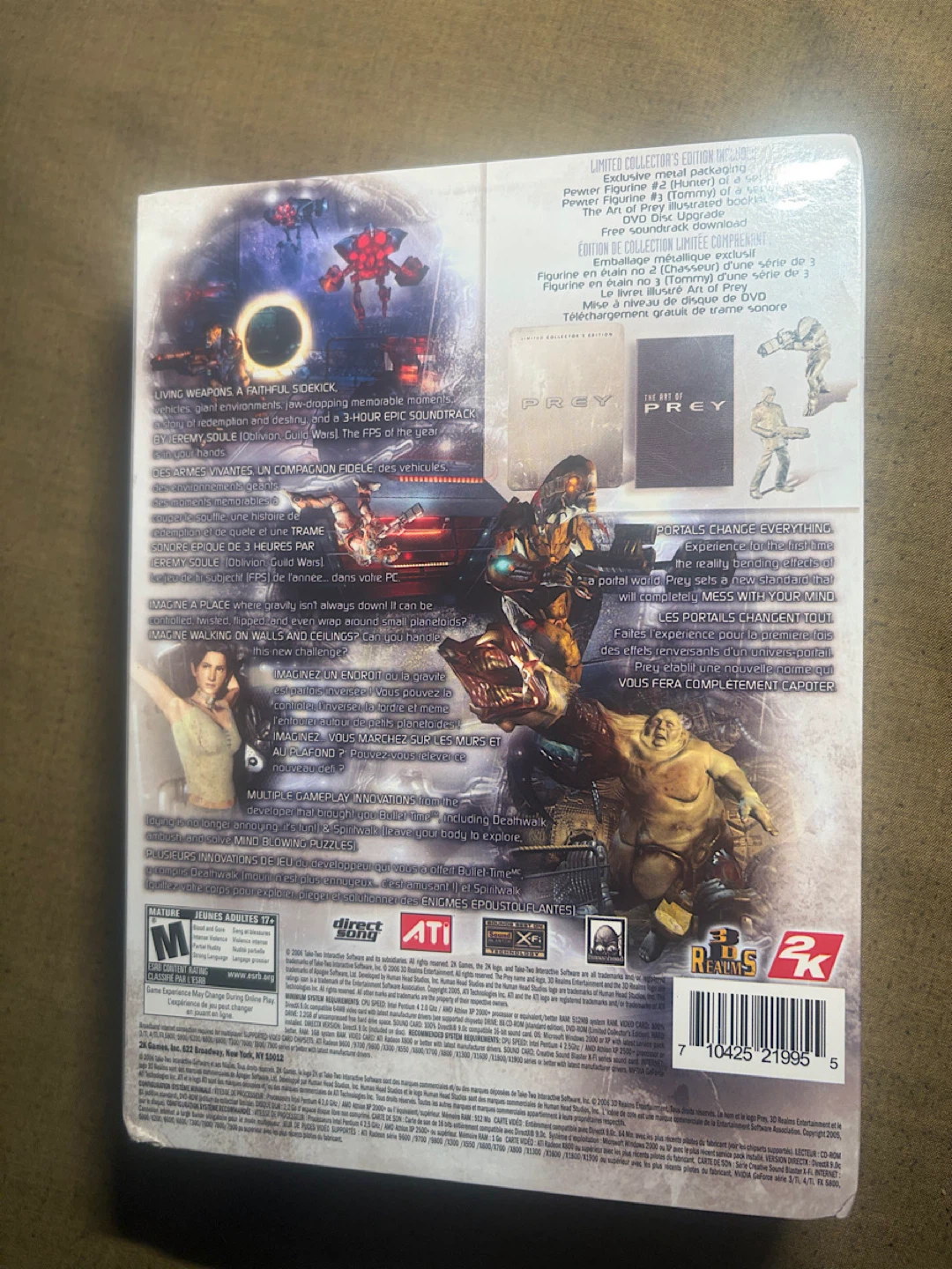 PREY (2006) Ltd Collector’s Ed Sealed - photo 3