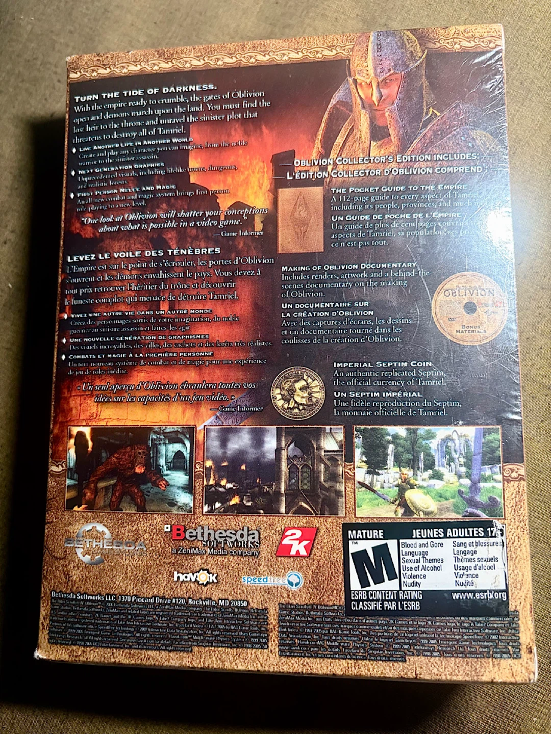 Elder Scrolls 4 Oblivion PC Sealed 2006 - photo 2
