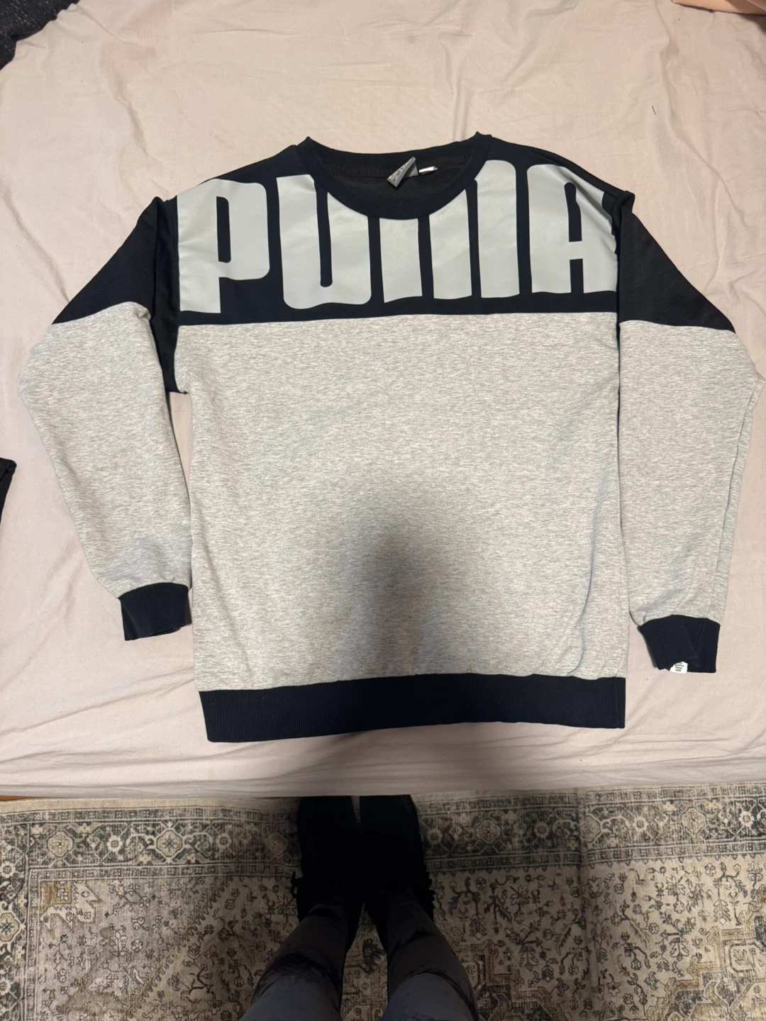 Puma Colour-Blocked Crewneck Sweatshirt