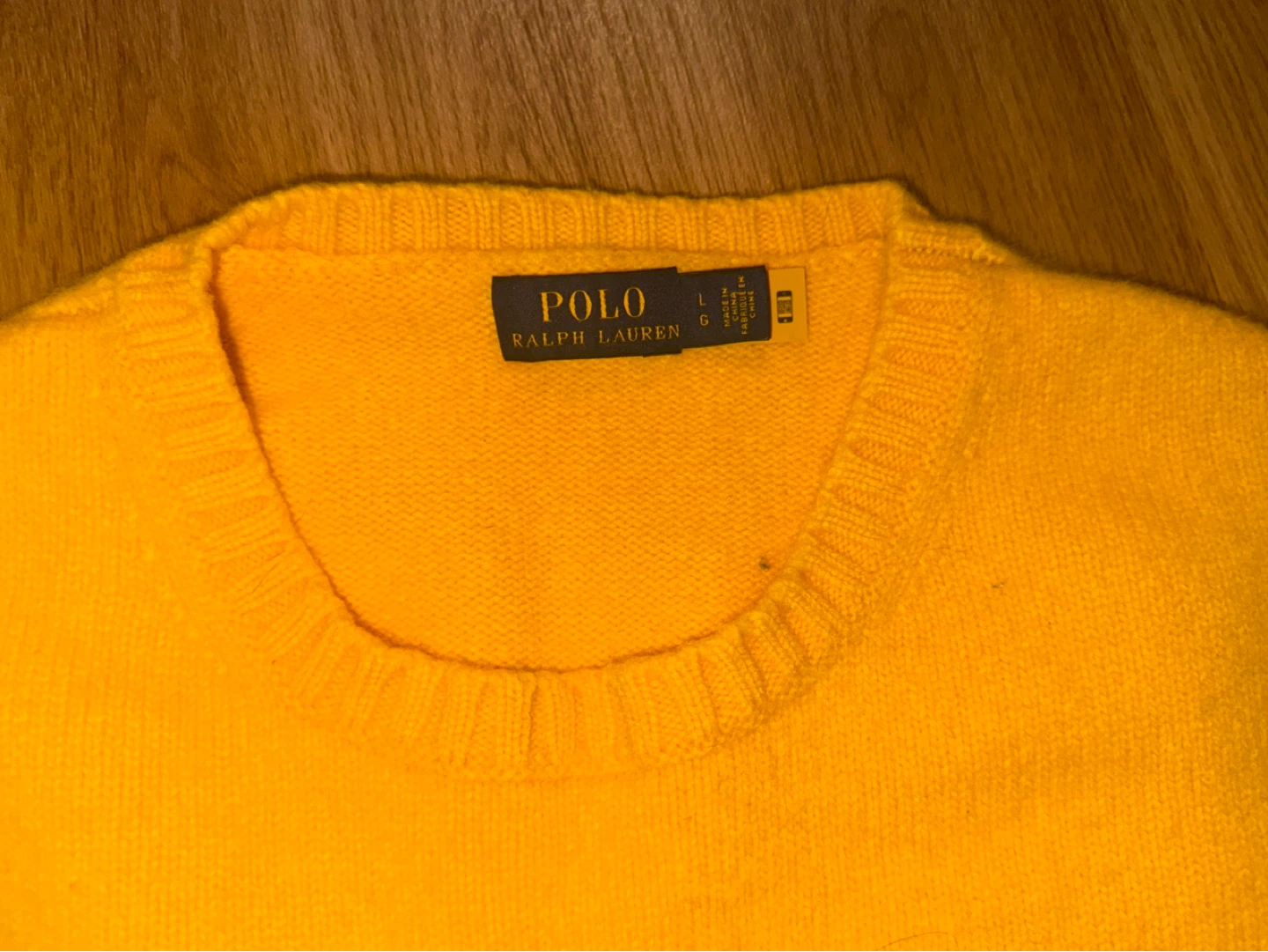 Polo Ralph Lauren Yellow Horse Rider Sweater - Size L - photo 3