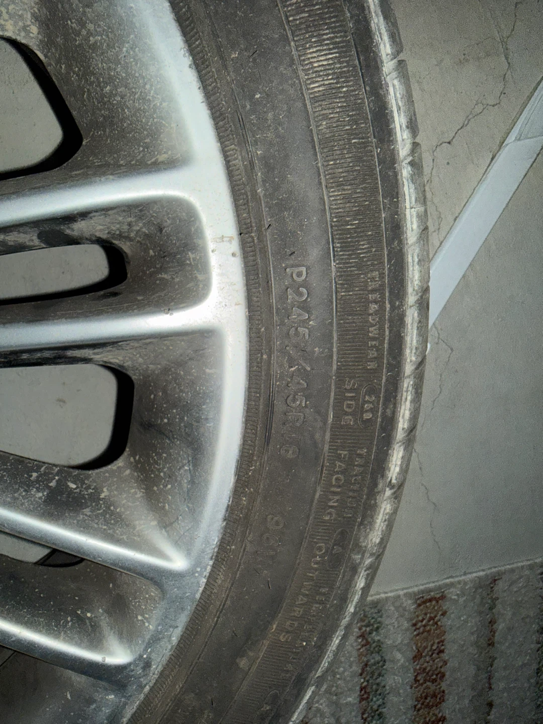 P245/45R18 All Season Tires with rims - photo 4