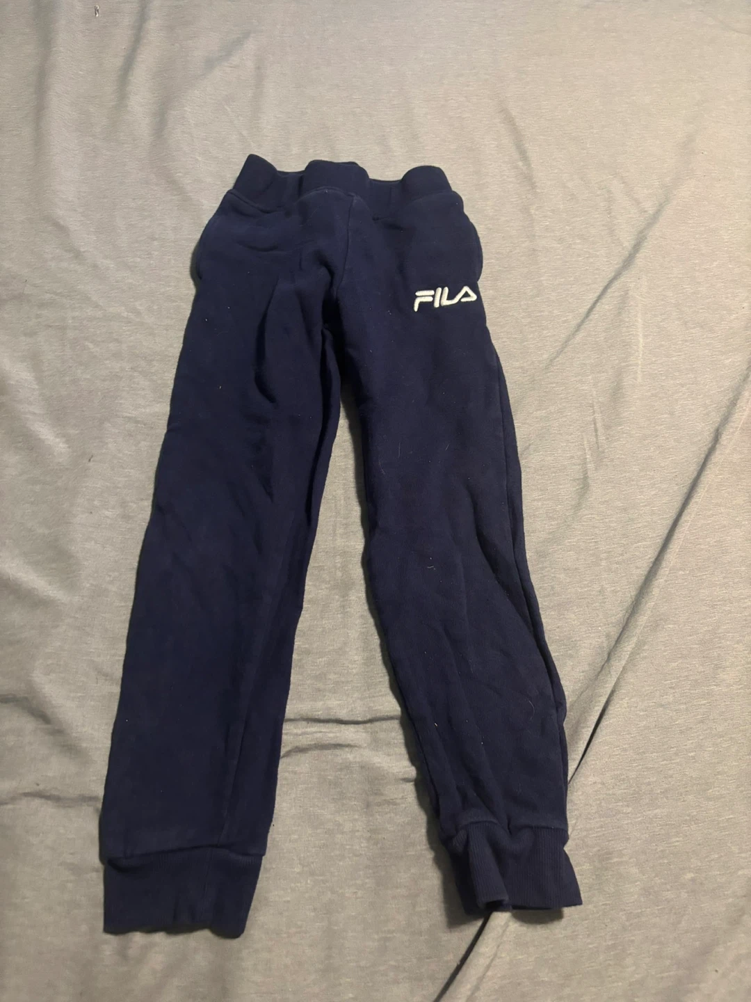 Fila Navy Blue Joggers kids size 6