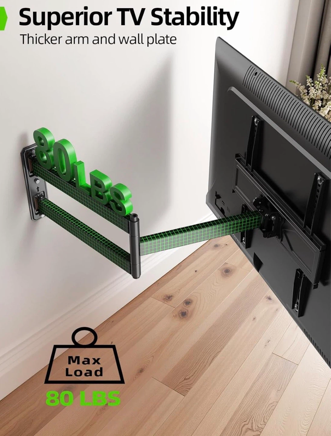 Swiveling TV Wall Mount Bracket - photo 3