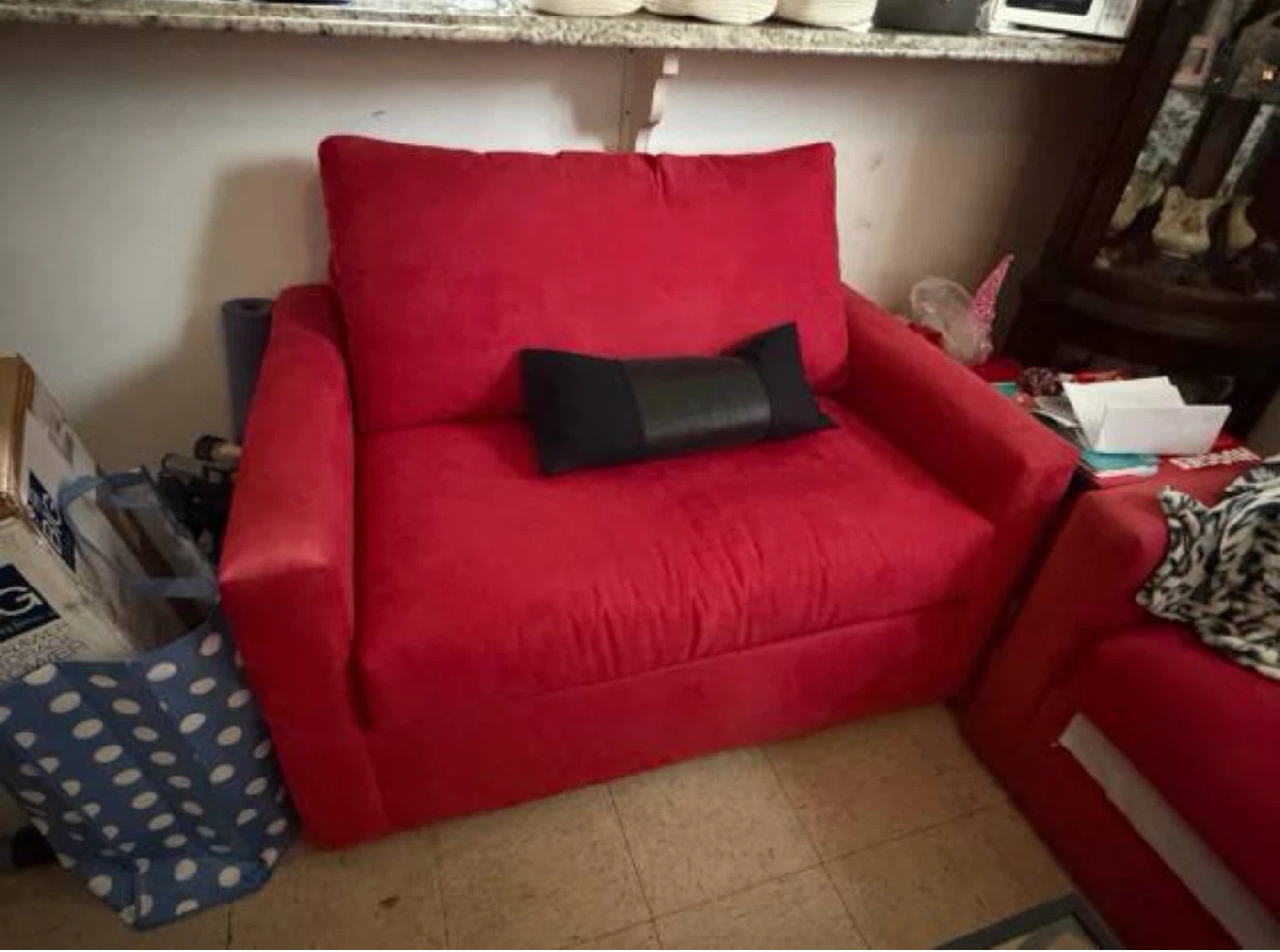 Space-Saving Sleeper Chair (Full-Size Bed) – Excellent Condition