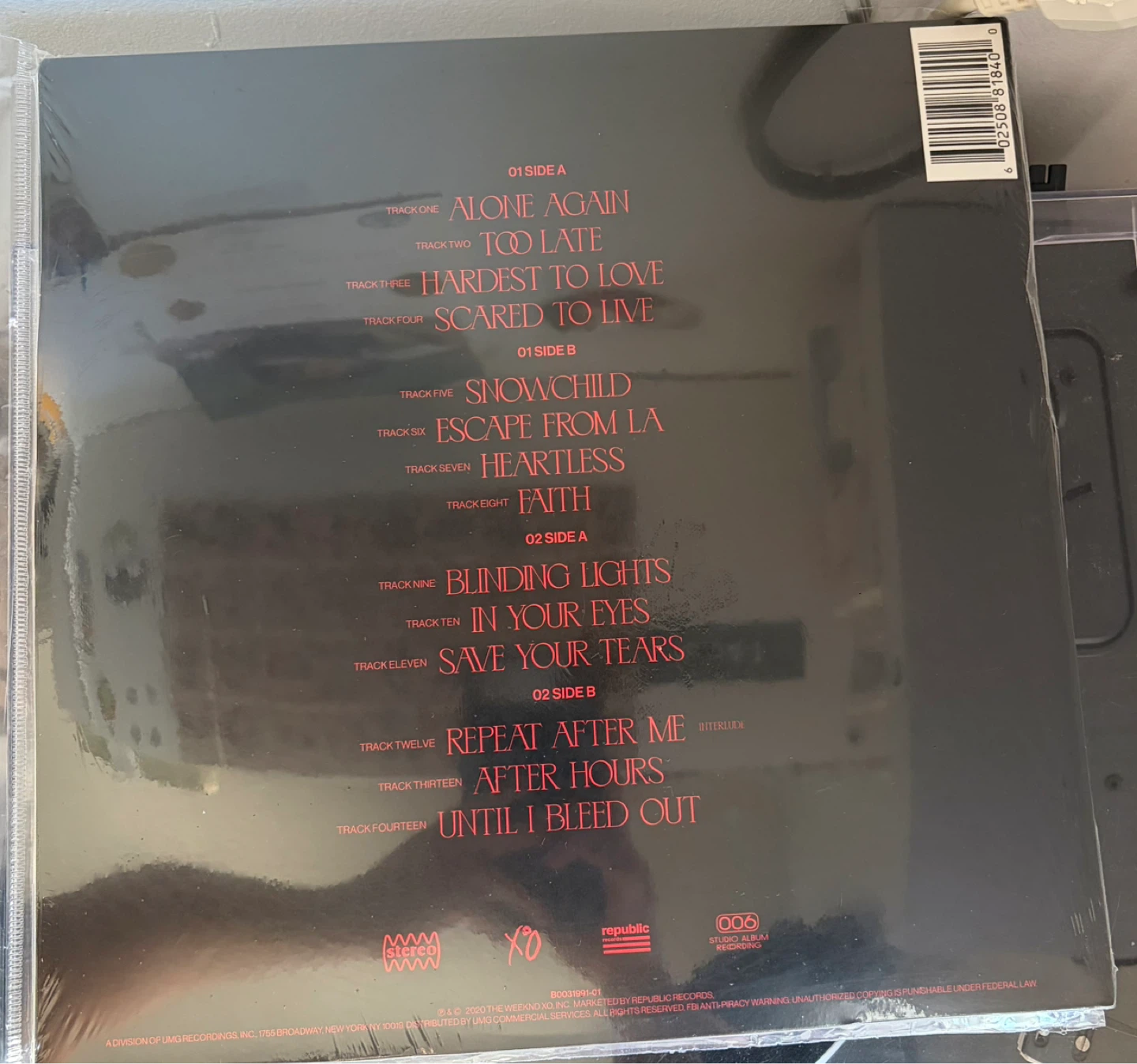 *SEALED/NEW* The Weeknd After Hours Vinyl - photo 2