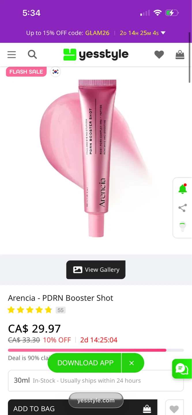 Arencia PDRN Booster Shot