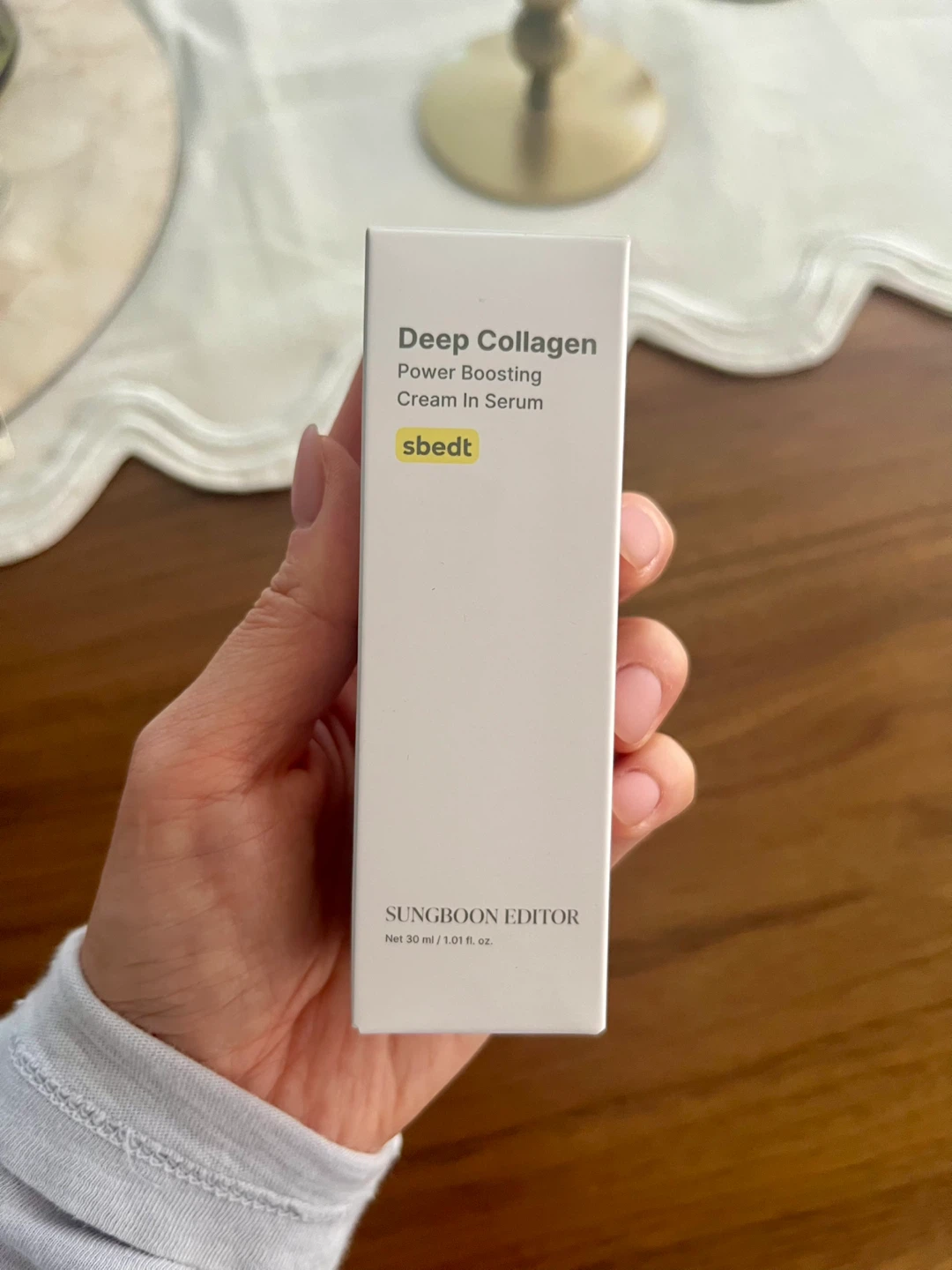 SUNGBOON EDITOR Deep Collagen Power Boosting Cream In Serum 30ml