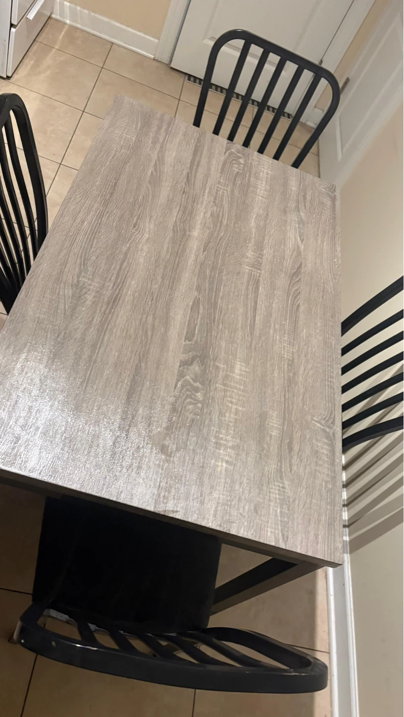 Comedor moderno Dark Gray Dining Chair with Padded Seat - photo 3