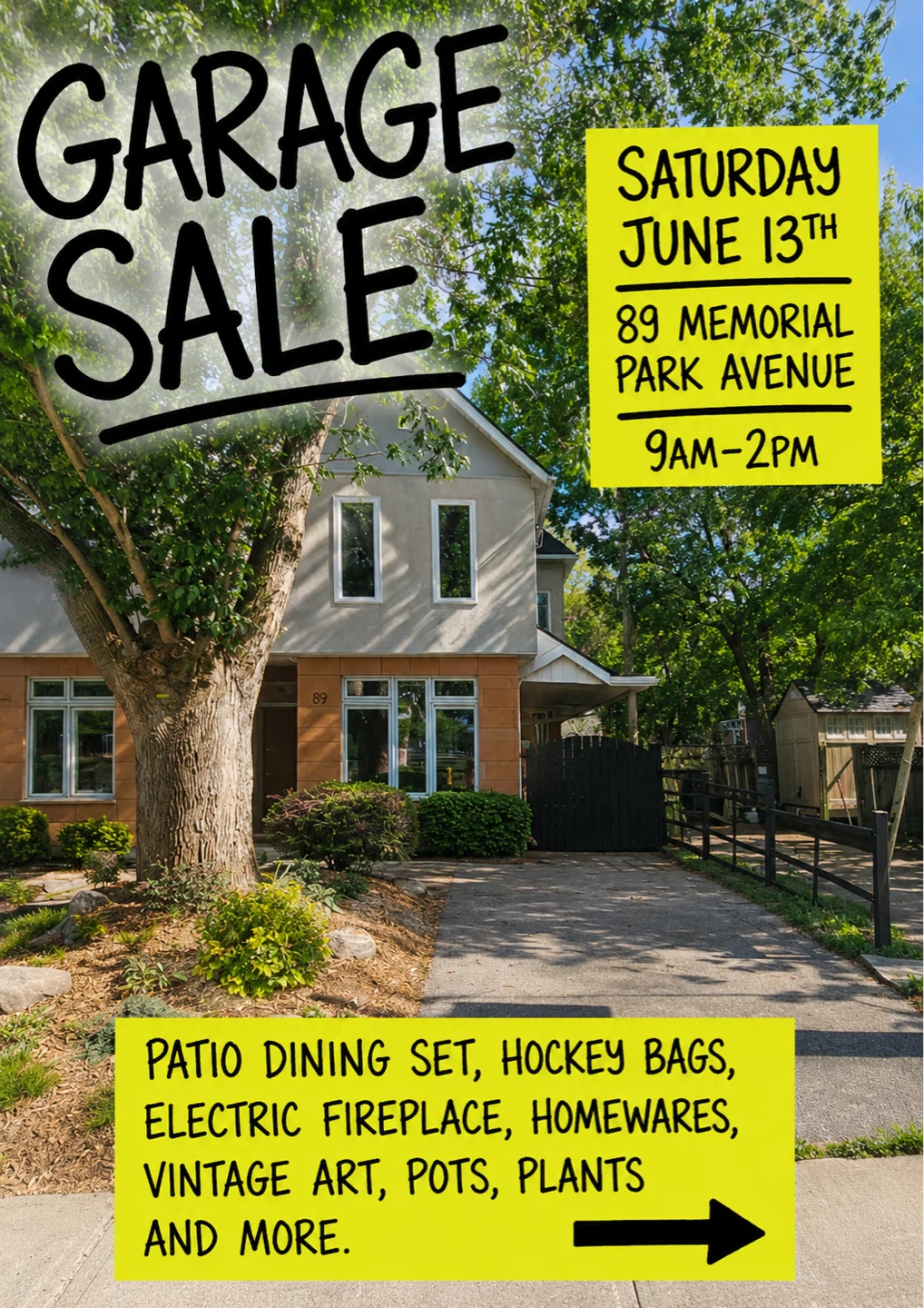 Garage Sale - June 13th