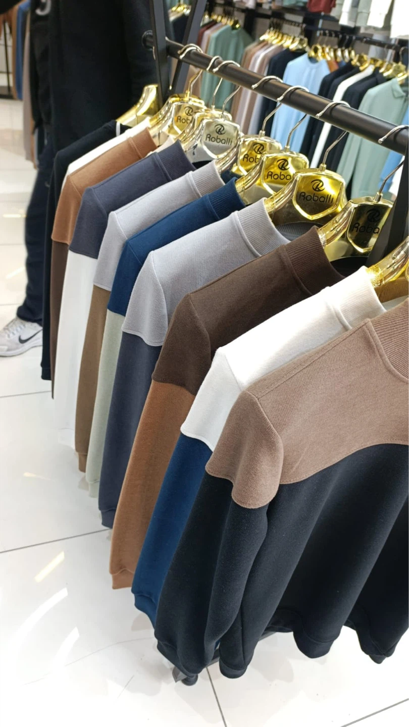 Roballi Crewneck Colour Block Sweatshirt