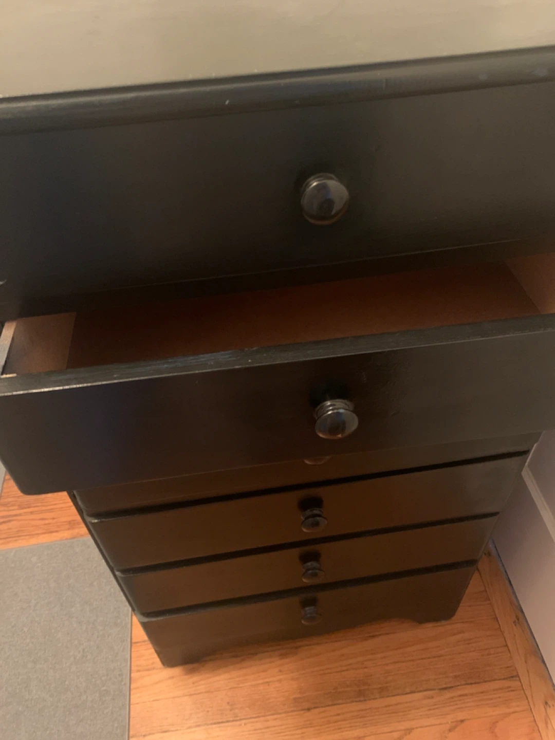 Black 6-Drawer Dresser/Cabinet - photo 2