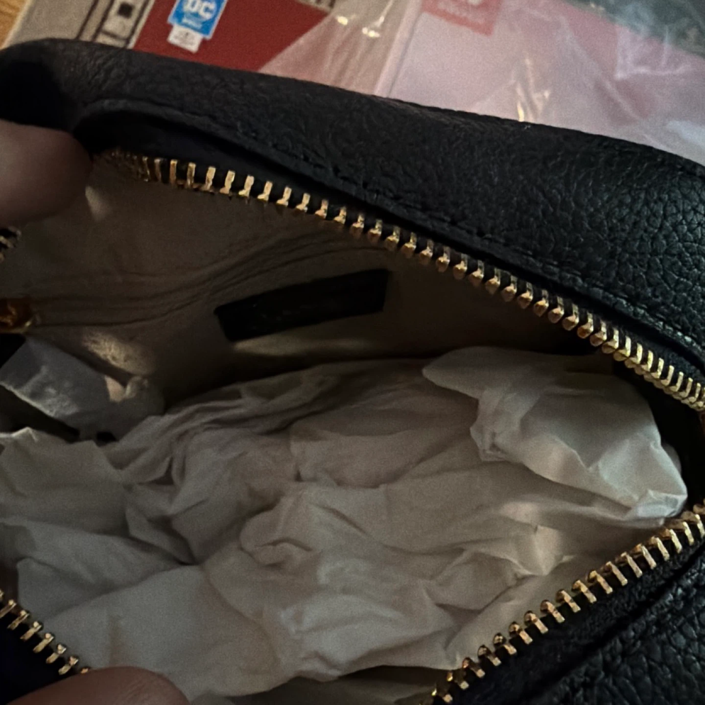 Ralph Lauren Navy Blue Leather Crossbody Bag - photo 3