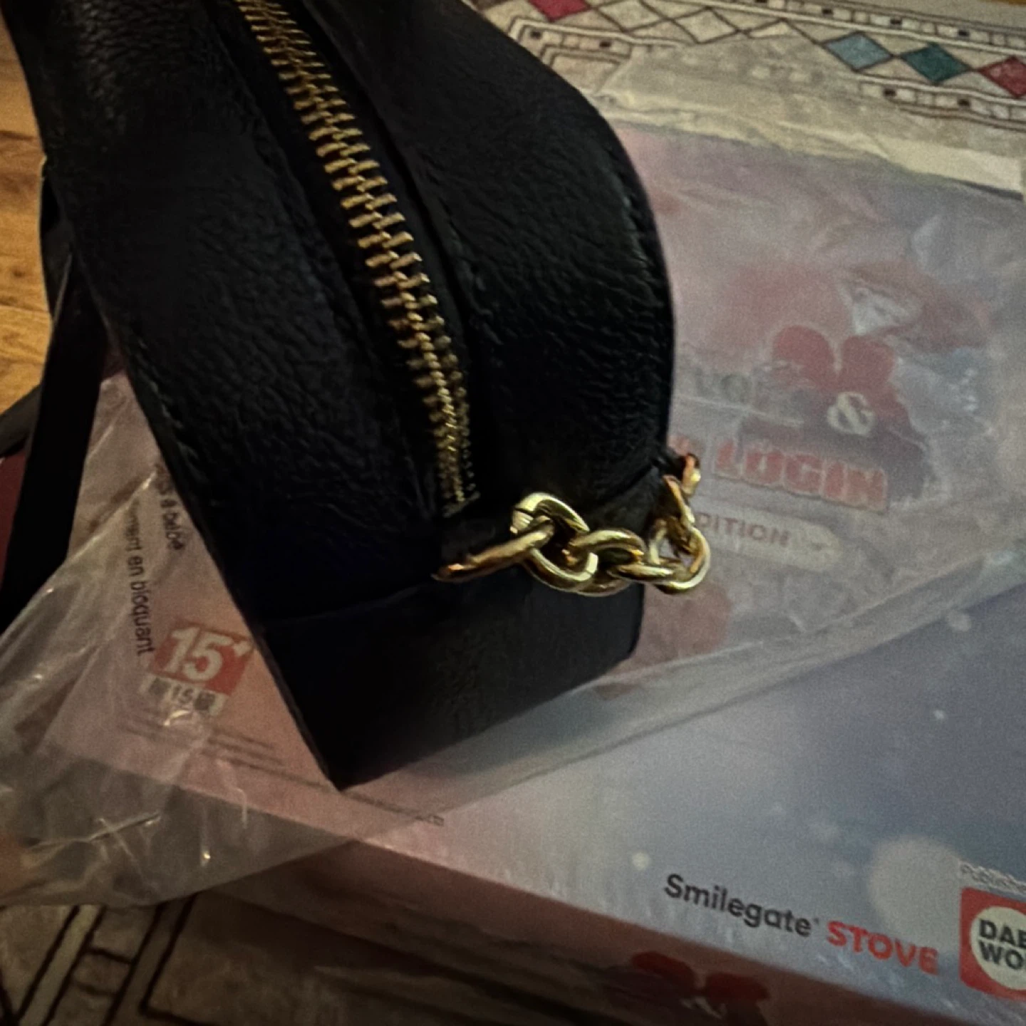 Ralph Lauren Navy Blue Leather Crossbody Bag - photo 4