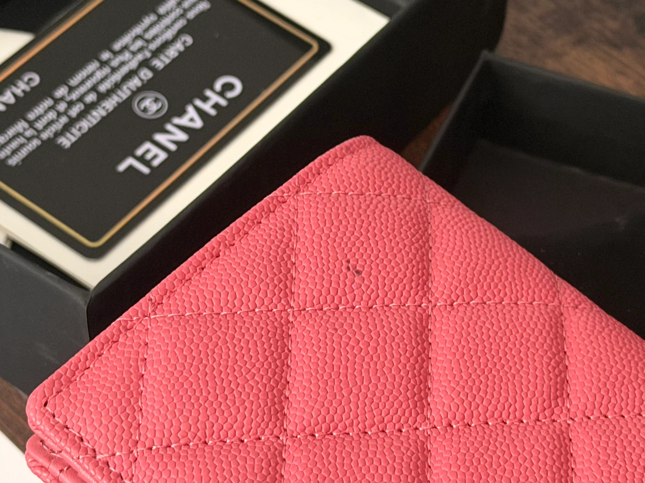 Chanel Quilted Pink Wallet - photo 3
