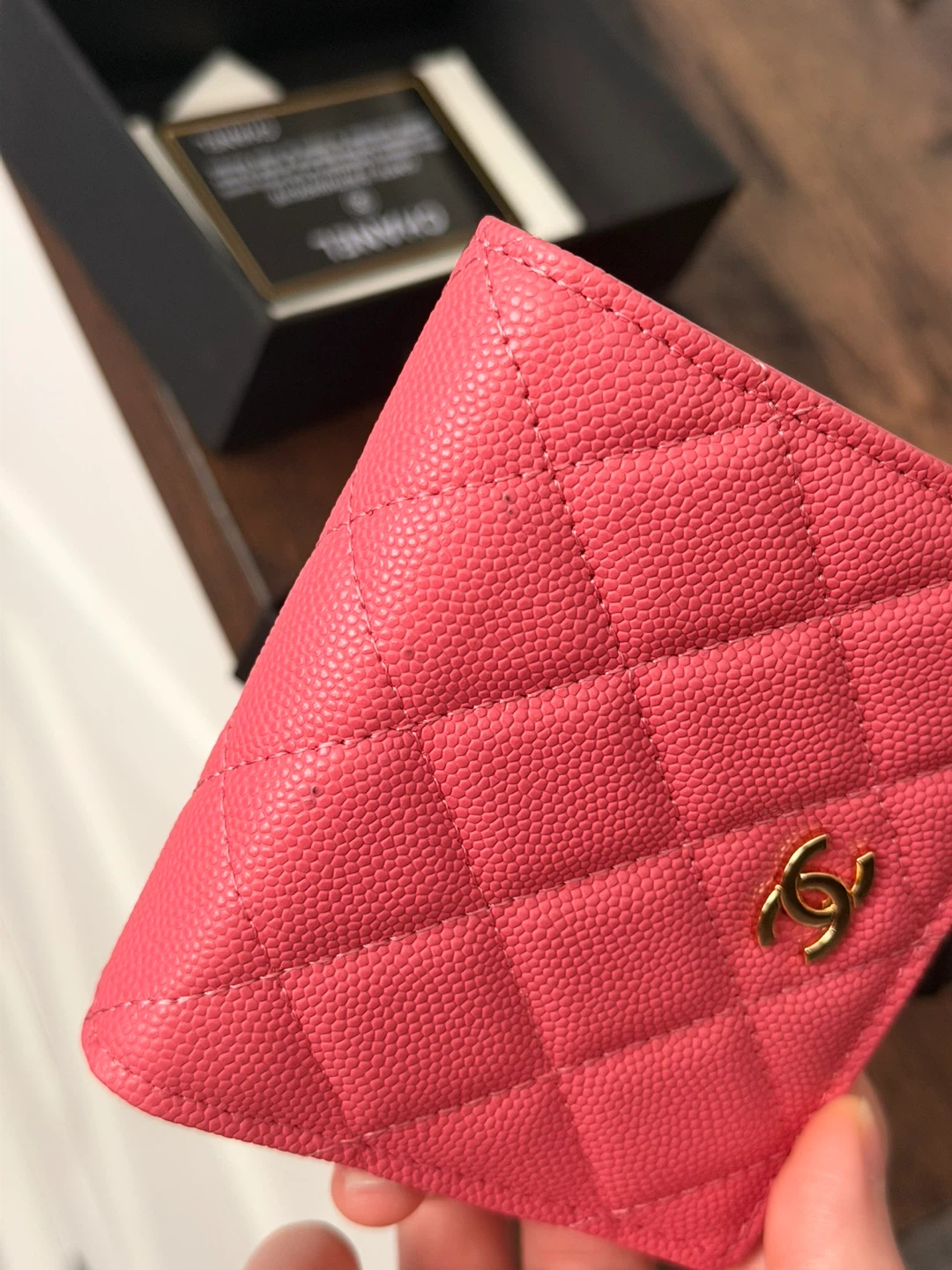 Chanel Quilted Pink Wallet - photo 4