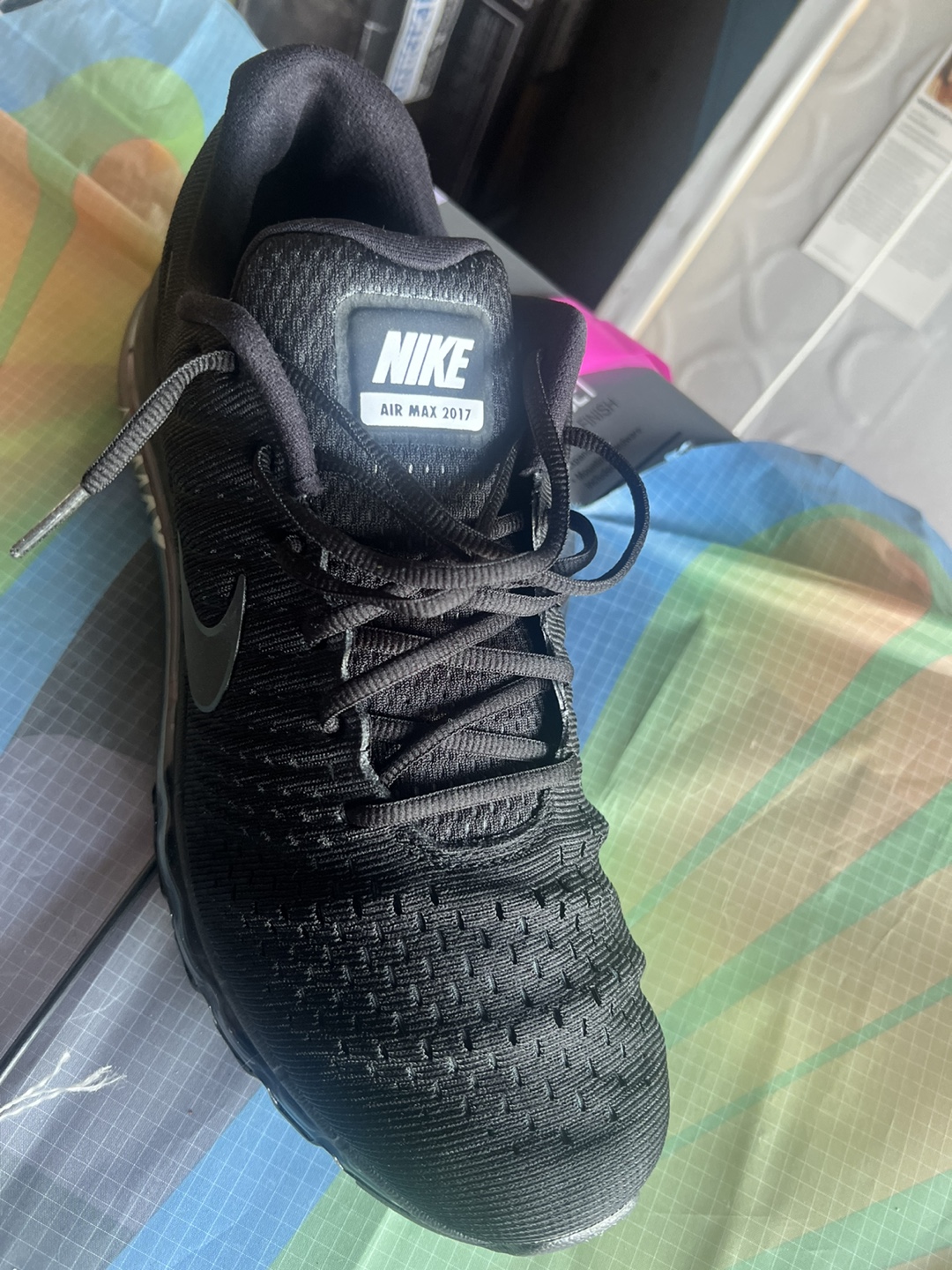 Nike Air Max 2017 Shoes - Black Mens size 13 - photo 2