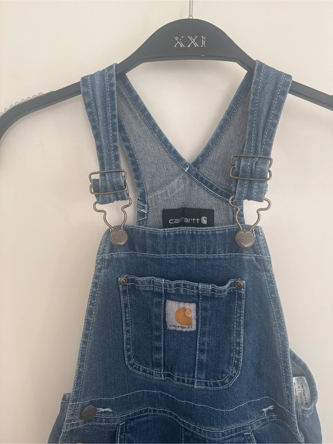 Carhartt Denim Overalls Size 7     EXCELLENT CONDITION