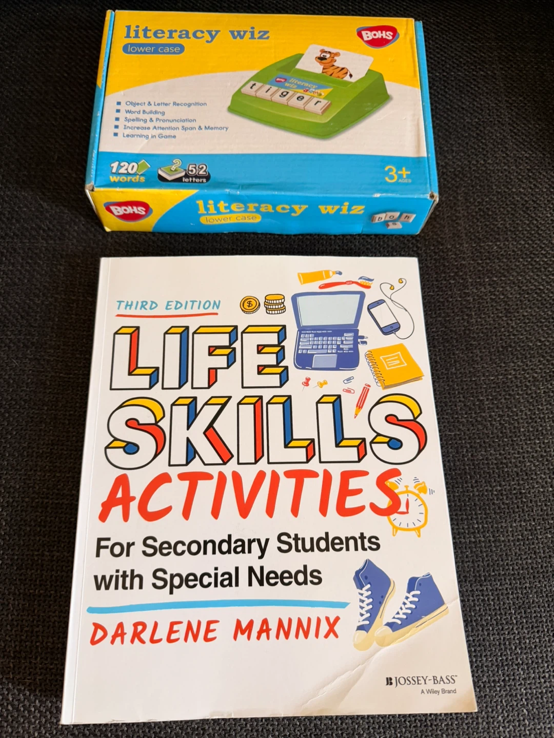 Literacy Wiz Educational Toy & Life Skills Activities book