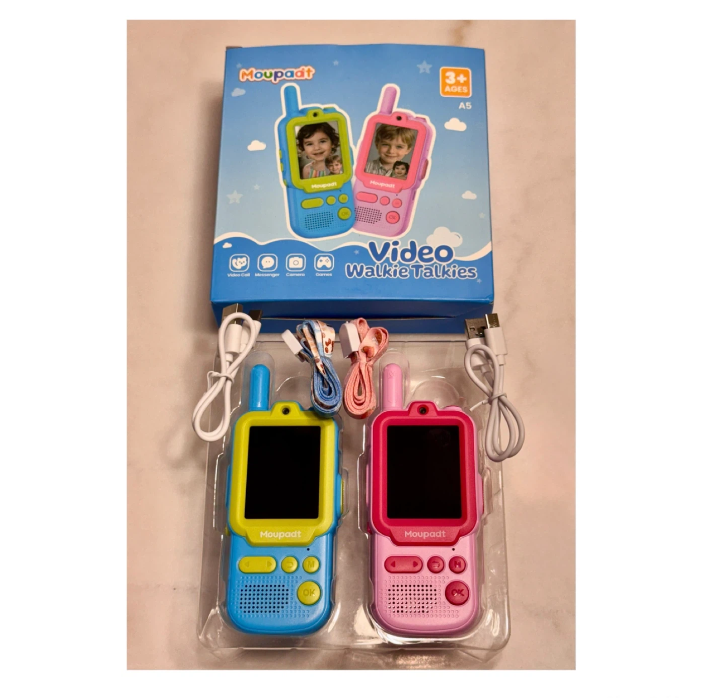 Brand new Video Walkie Talkies for Kids 2.4" Screen - photo 2