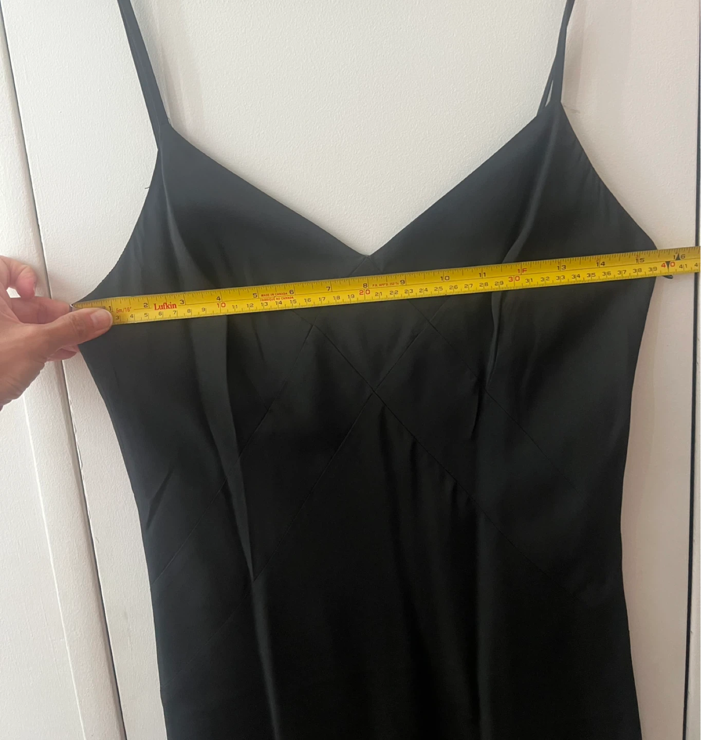 Banana Republic Black V-Neck  Midi Dress - photo 2