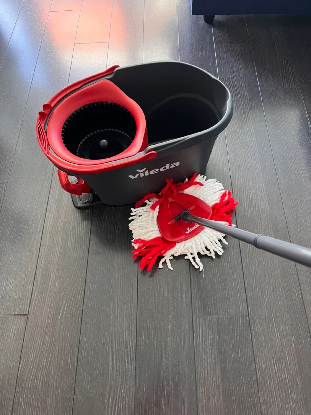 Vileda Spin & Sparkle Mop and Bucket Set with extra mop head - photo 2
