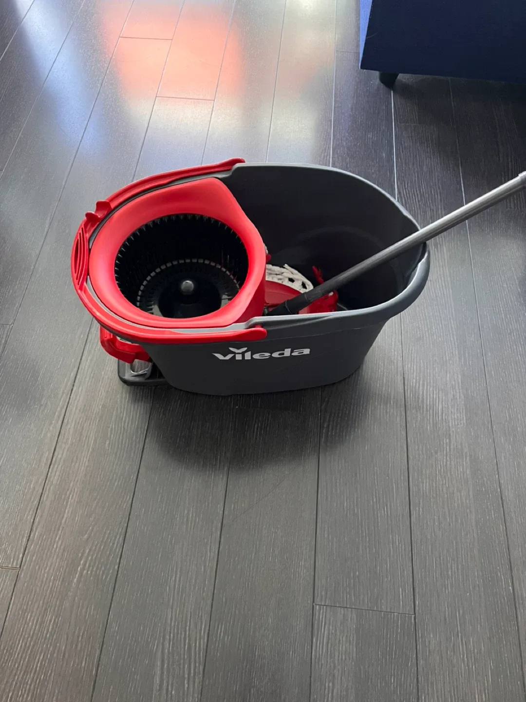 Vileda Spin & Sparkle Mop and Bucket Set with extra mop head