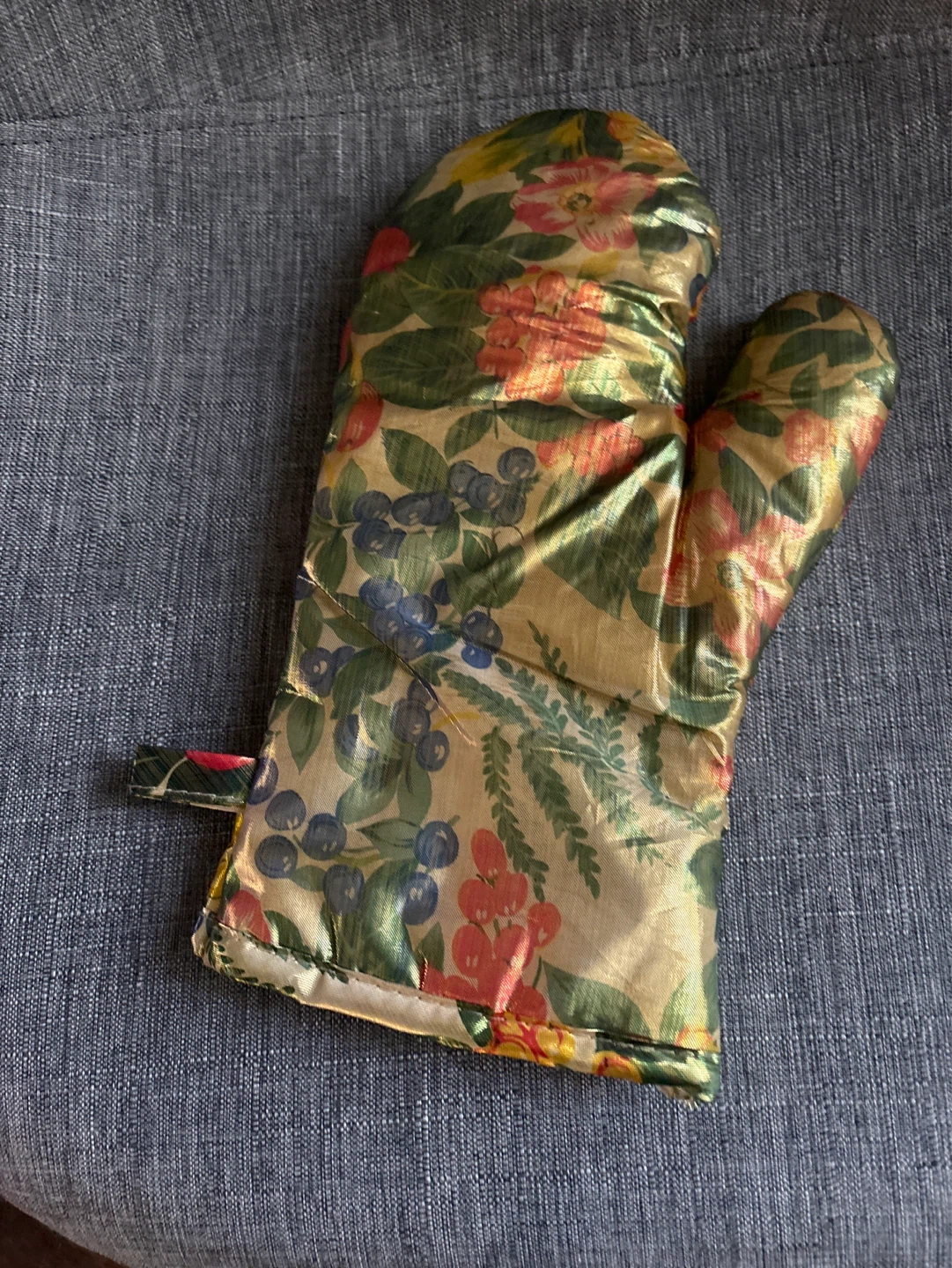 Floral Oven Mitt- New - photo 4
