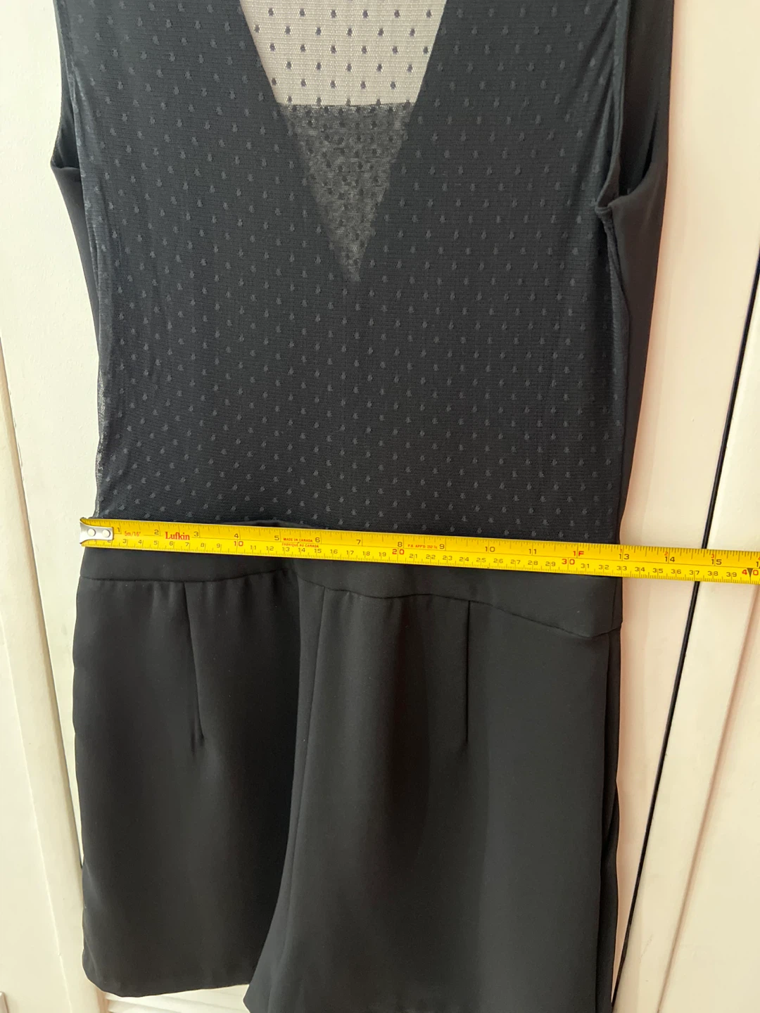 Black Sheer Dot Romper - photo 4