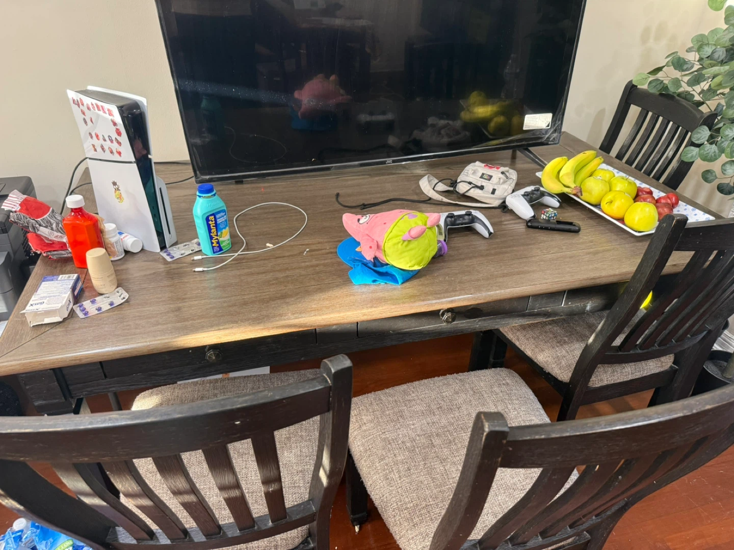 6-Piece Dining Table Set with Chairs