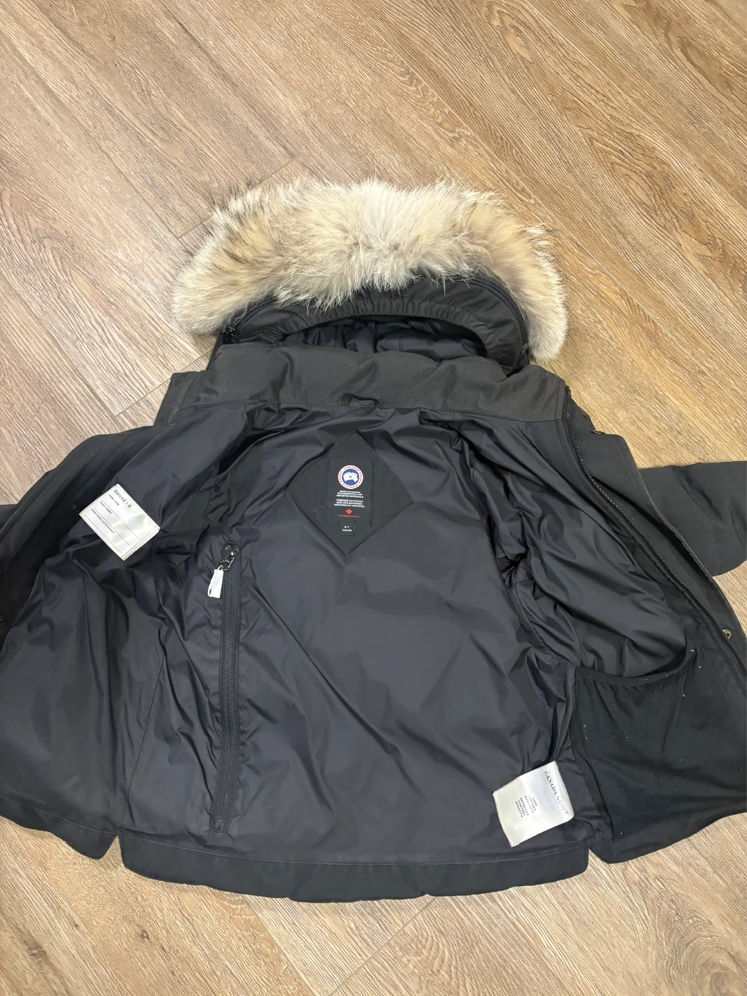 Canada Goose Black Down Parka with Fur Hood - photo 5