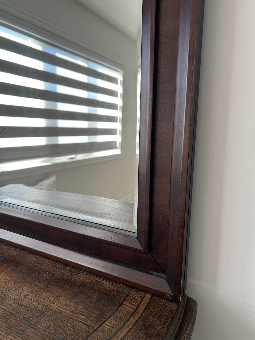 Wooden Framed Mirror - photo 3
