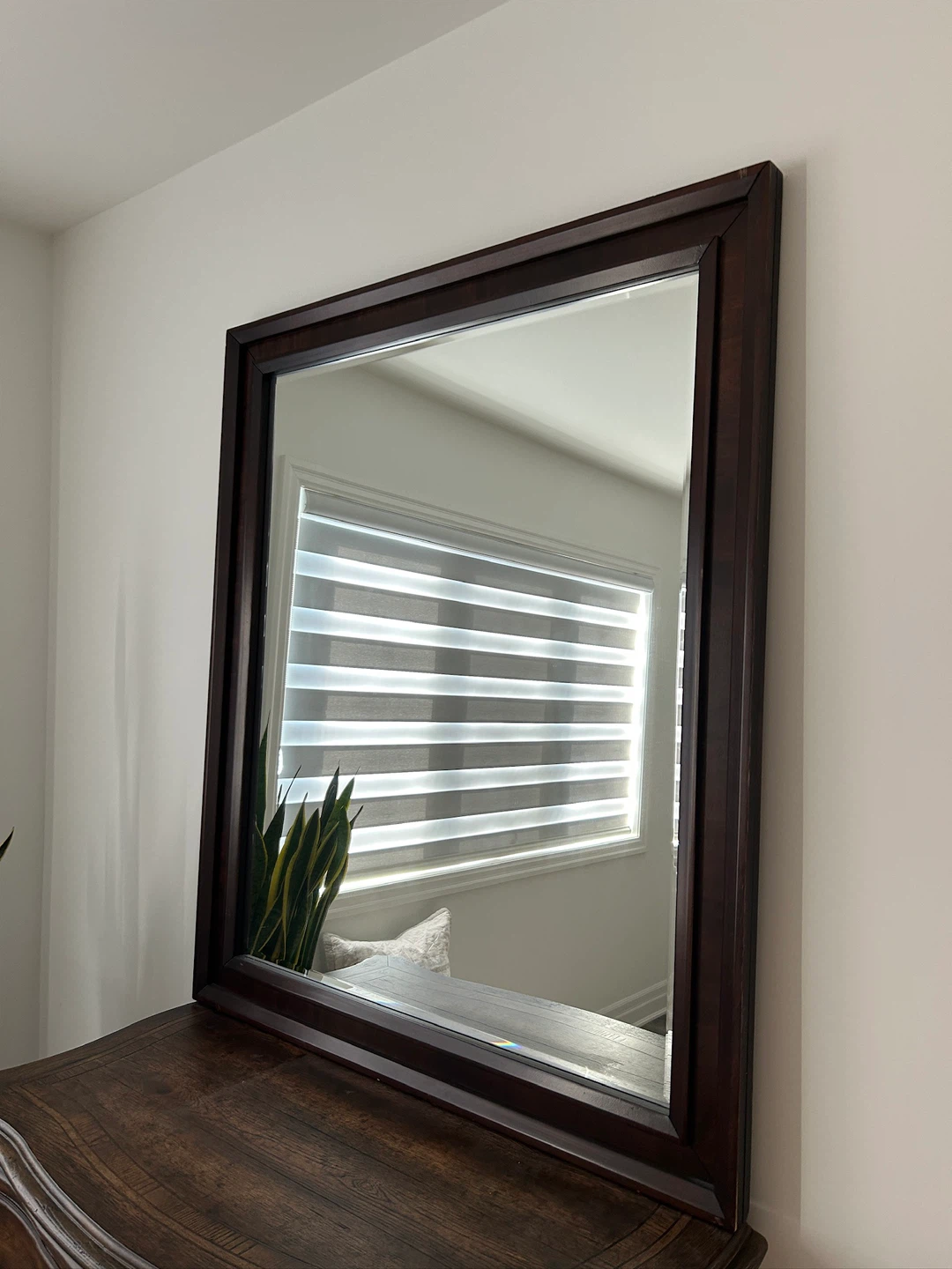 Wooden Framed Mirror - photo 4