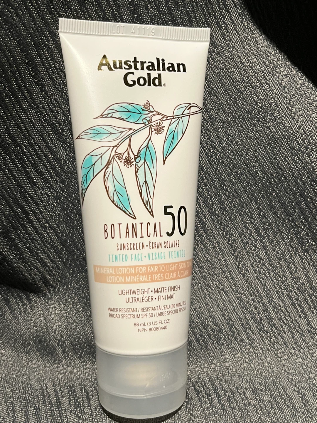 Australian Gold Botanical SPF 50 Tinted Face Lotion