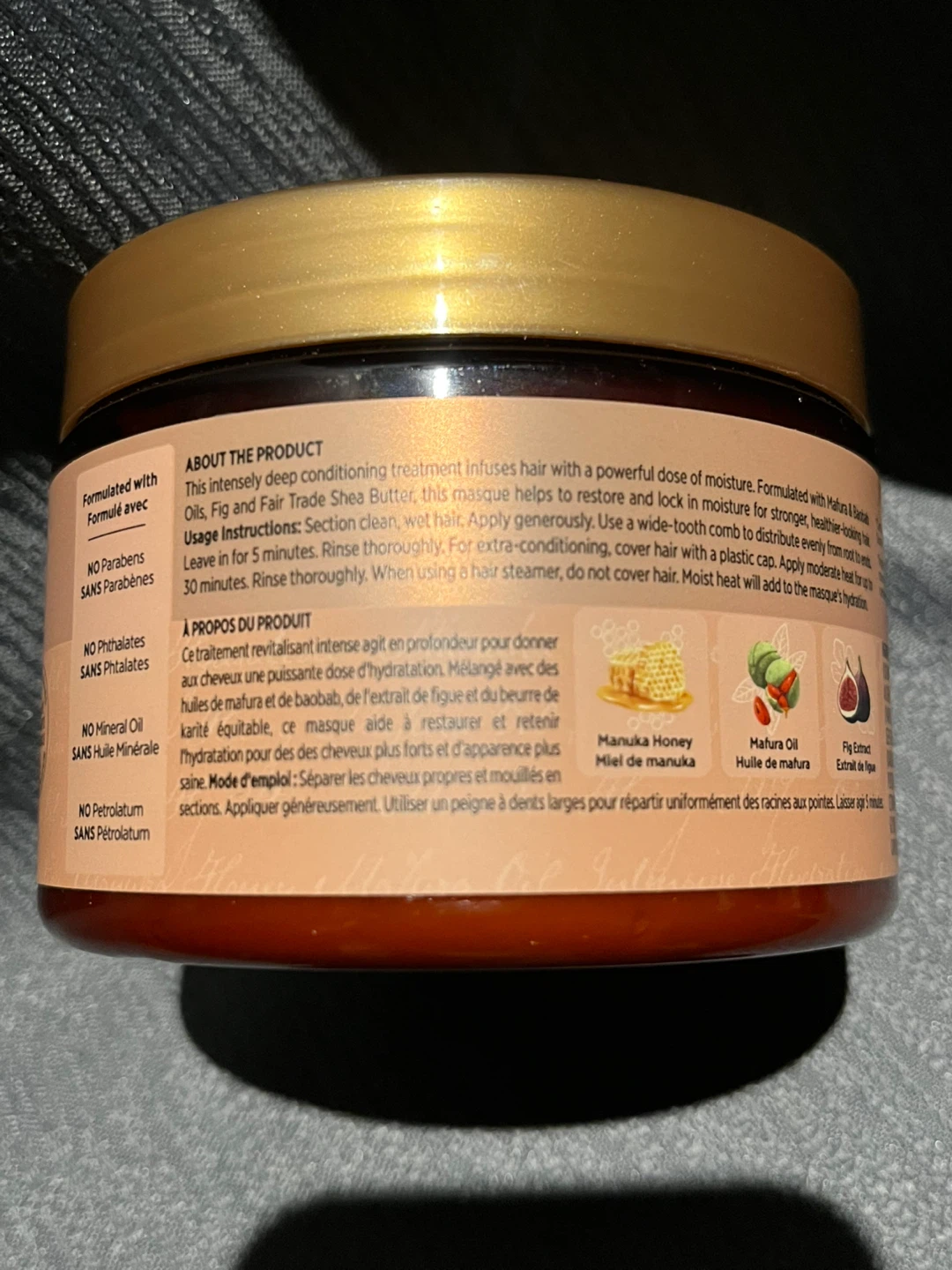 Shea Moisture Manuka Honey &  Hydration Hair Masque 326g - photo 3