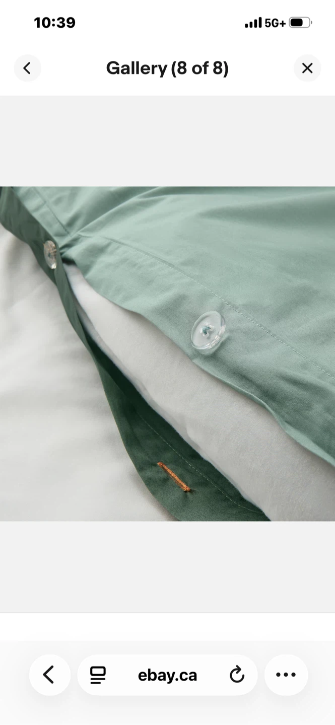 Duvet Cover Pillowcase Set Green (Queen/full double) - photo 2