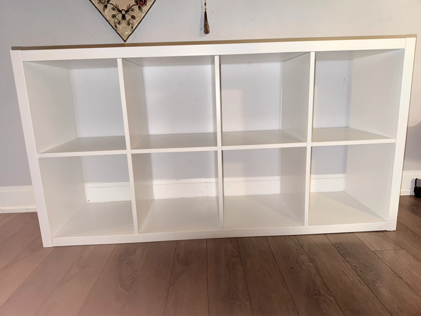 White 8-Cube Storage Unit ikea - photo 2