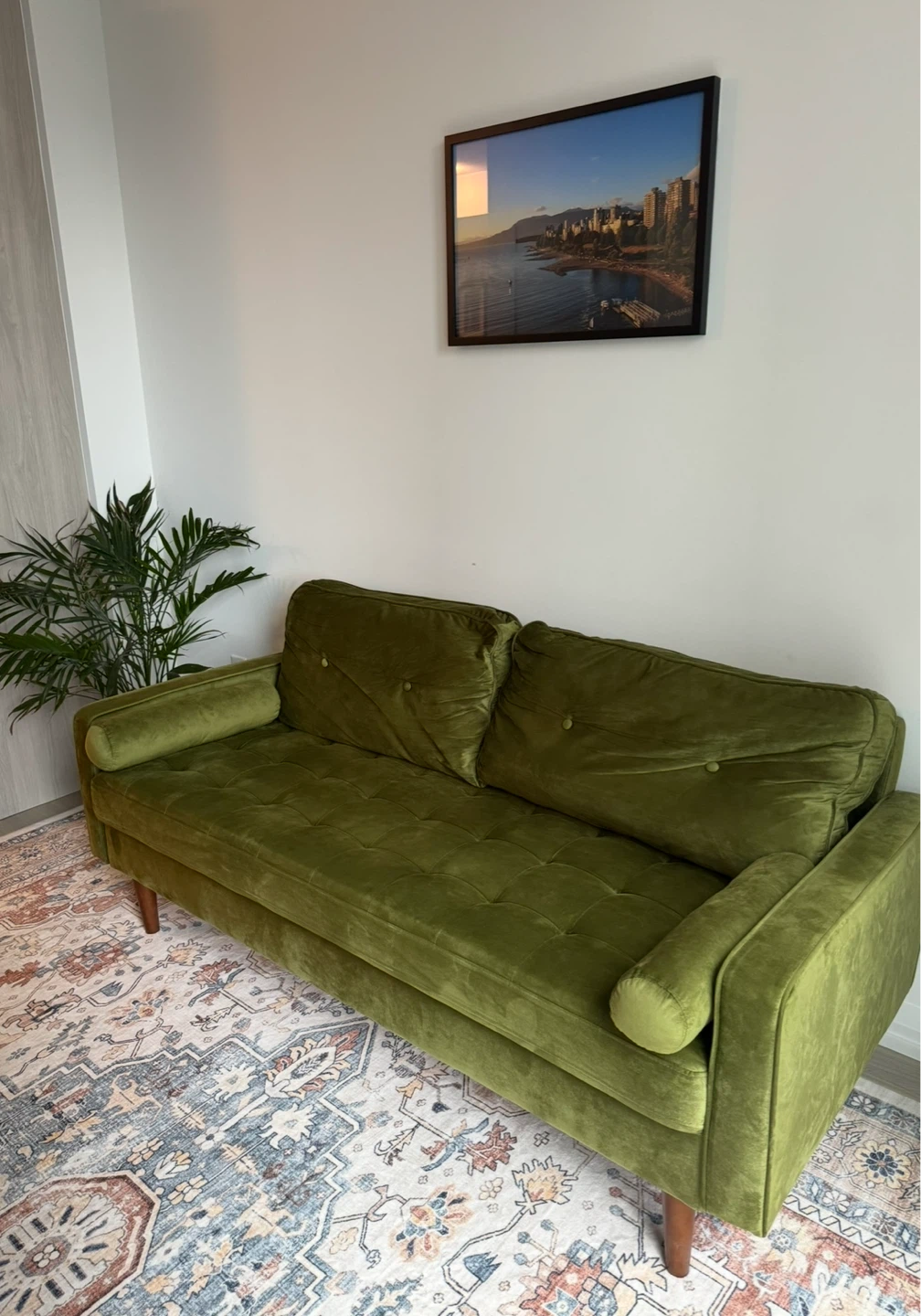 Velvet Sofa - Green