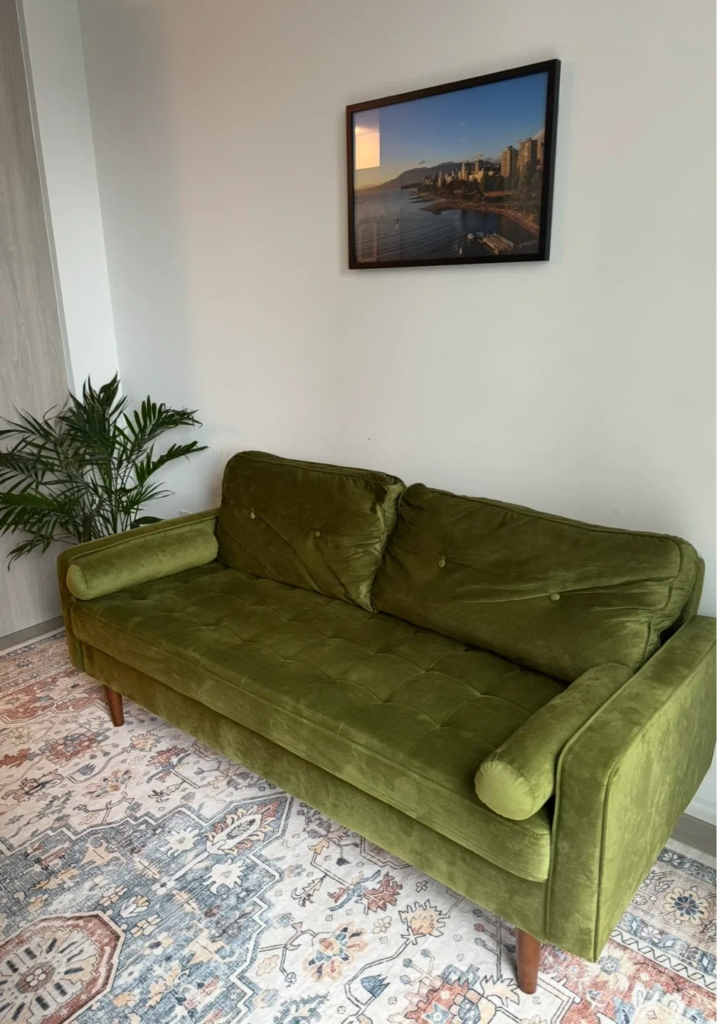Velvet Sofa - Green