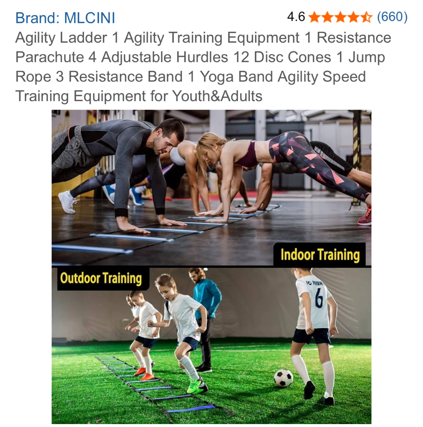 MLCINI Agility Training Equipment Set - photo 3