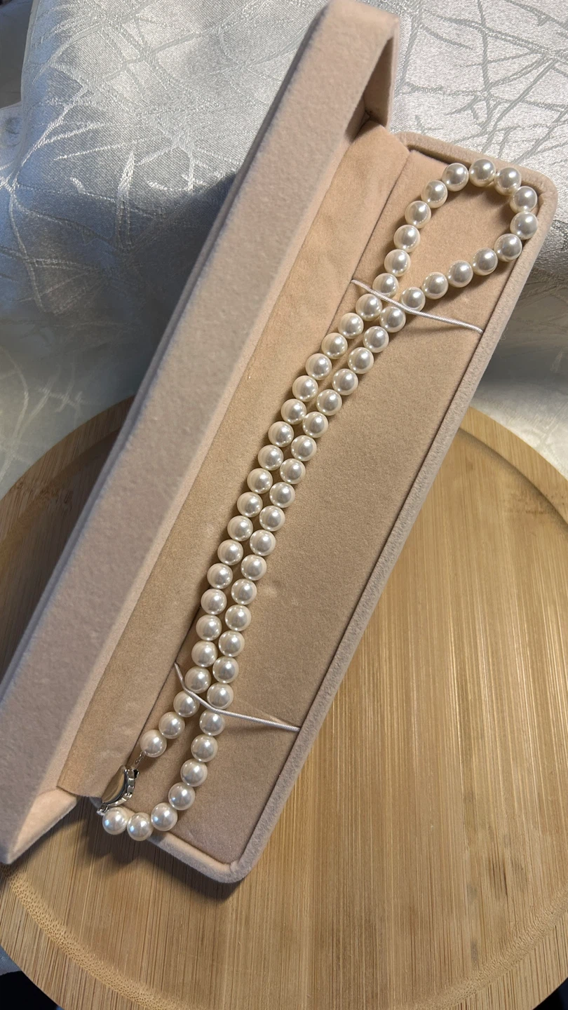 Elegant Shell Pearl Necklace - photo 2