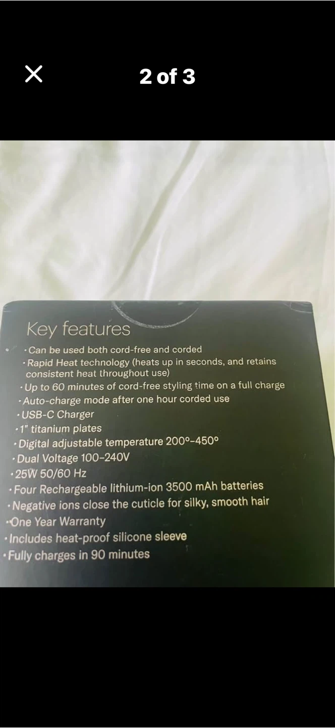 Cordless Styler - photo 2