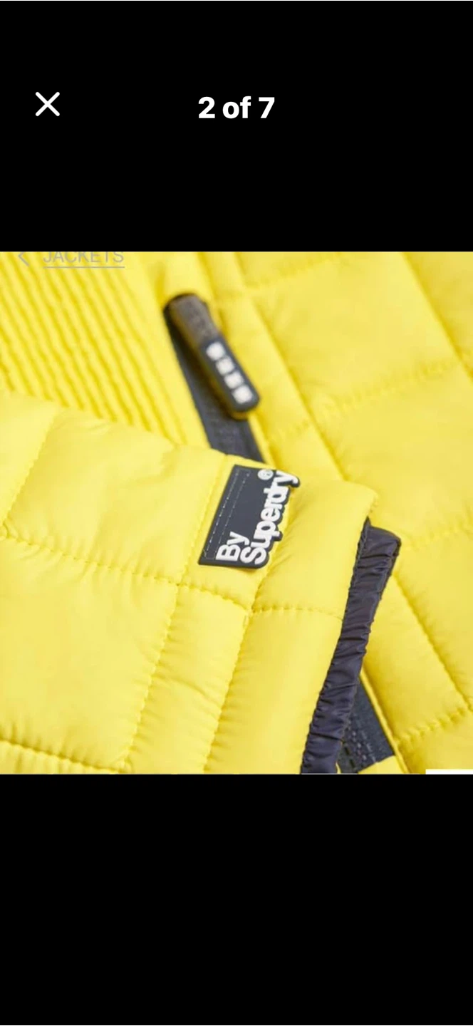 Superdry Yellow Puffer Jacket - photo 4