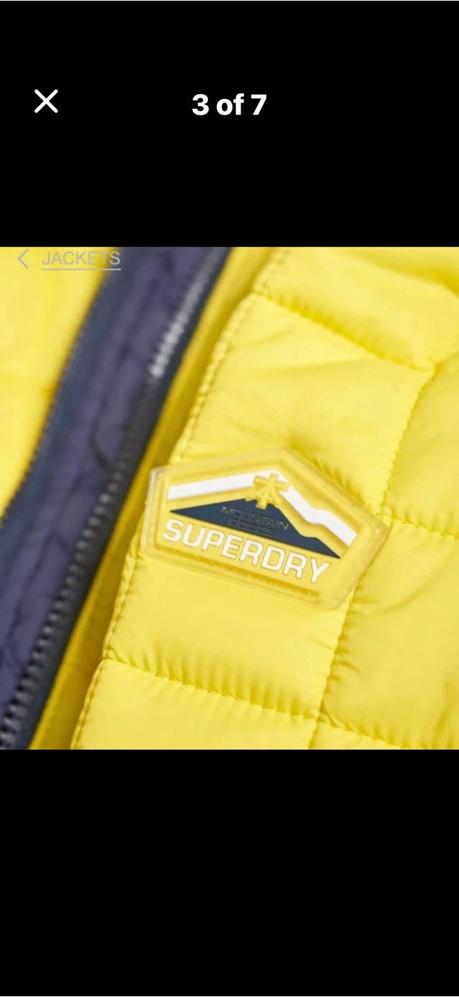 Superdry Yellow Puffer Jacket - photo 5