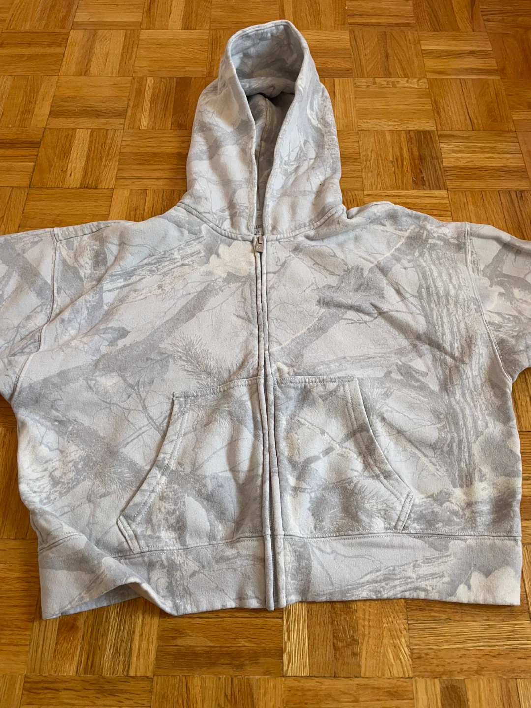 Hollister Camo Zip-Up Hoodie