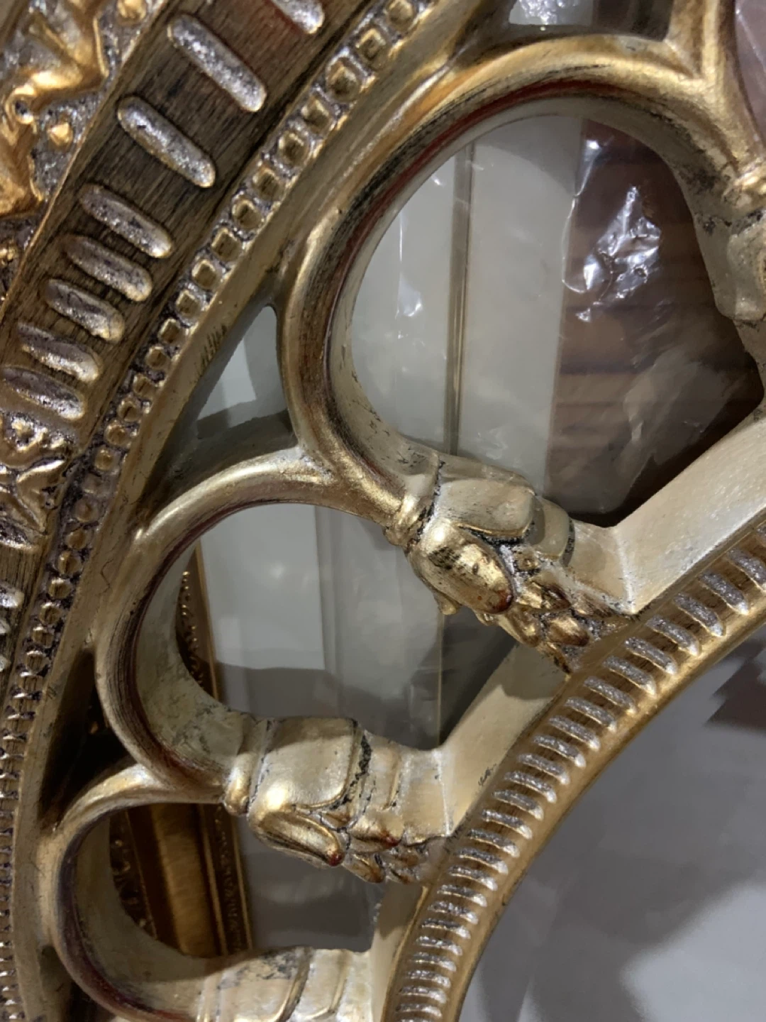 Ornate Gold Decorative Mirror 36 inc - photo 4